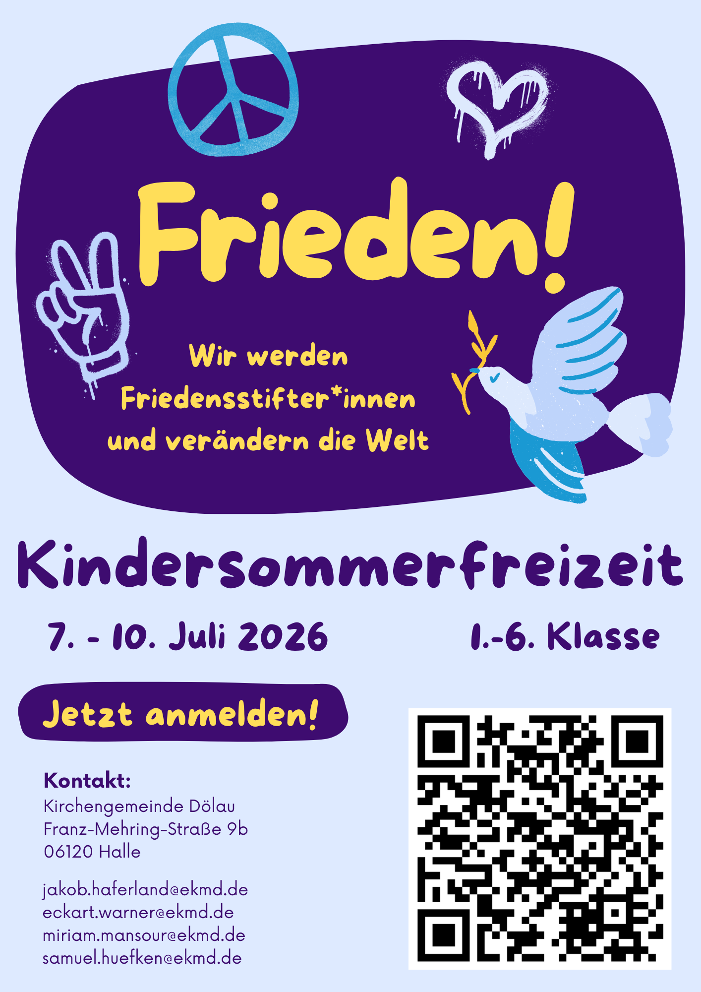 Plakat-Flyer KiSoFr 2926 nur QR-Code